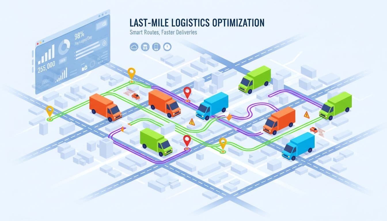 Beneficios del software de optimización de rutas de última milla