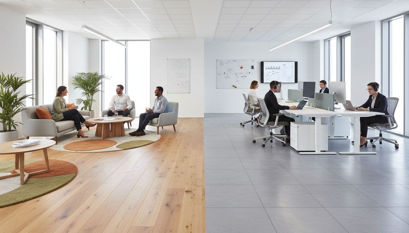 How Office Flooring Can Influence Mood, Productivity & Culture 2 How office flooring can set the emotional tone